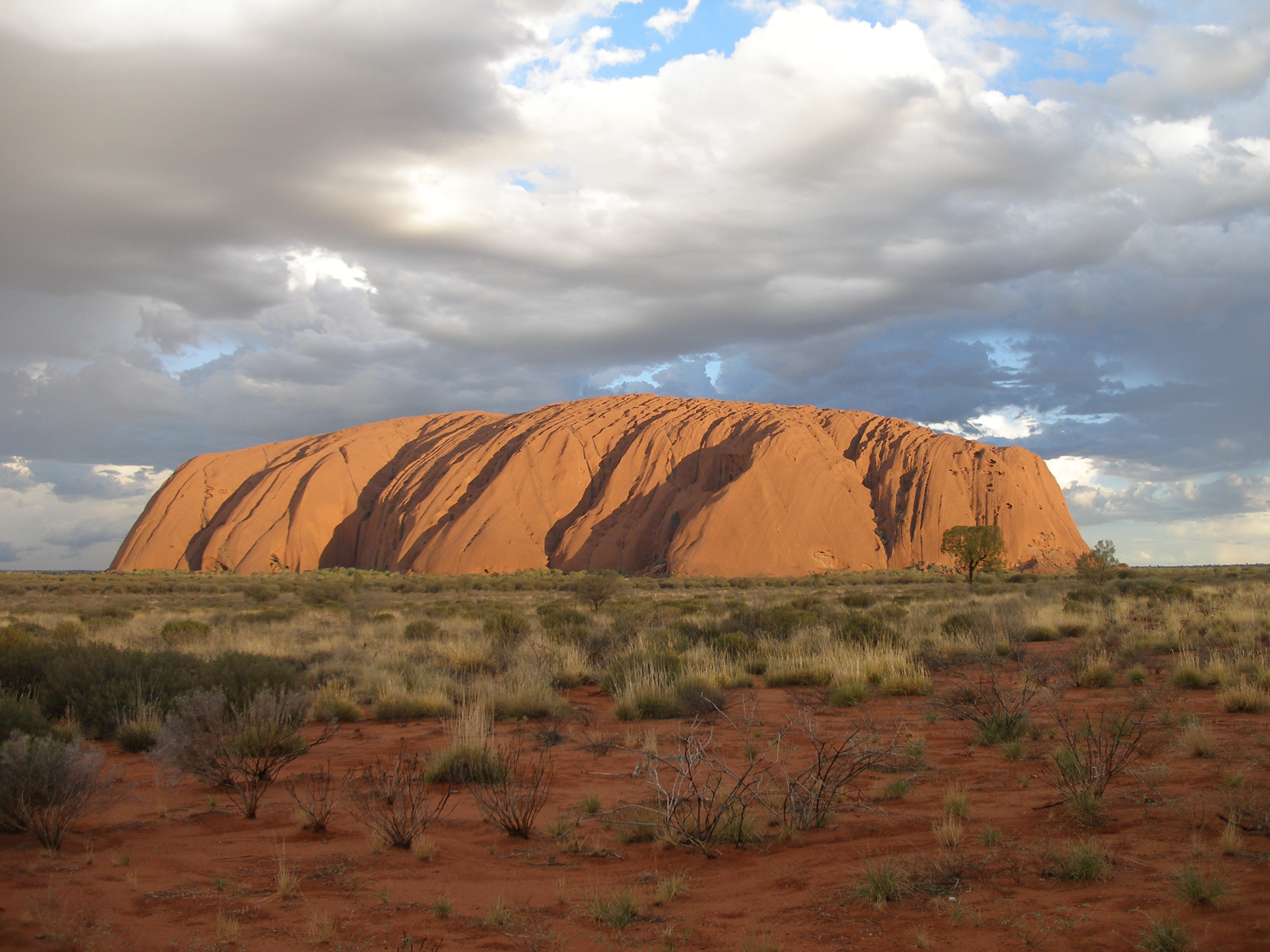 Uluru in the Australian outback